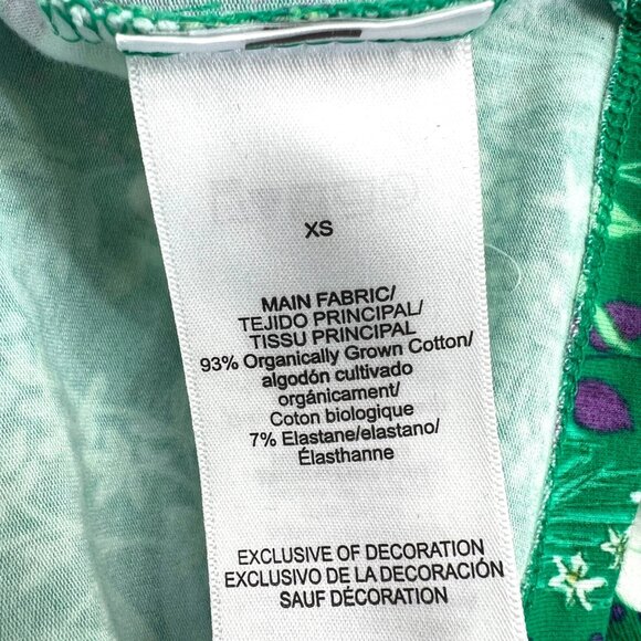 Bed Head PJs Forever Floral Classic Stretch Jersey PJ Set Green Purple Size XS - Picture 12 of 14